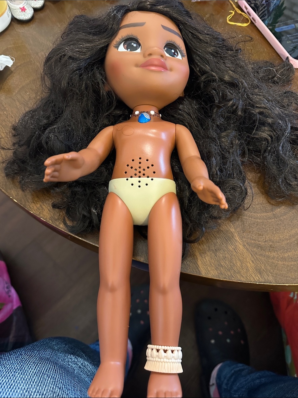 Moana Interactive Play Doll with Black Hair - Kids Toys